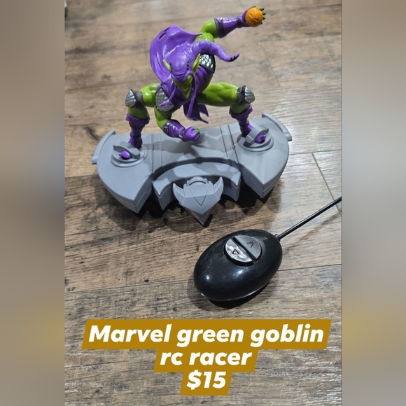 Marvel Other - Marvel Green Goblin RC Racer toy